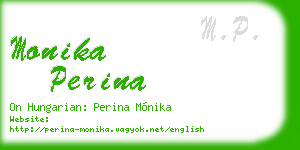 monika perina business card